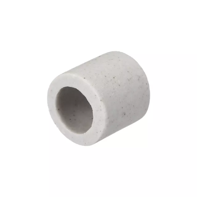 8mm diam. Ceramica tubo isolamento foro singolo isolatore porcellana 39 pz
