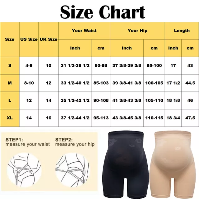 Maternity Panties Pregnant Women Shapewear High Waist Underwear Belly Support UK 2