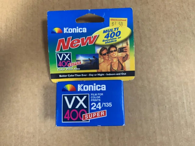 Konica VX400 24/135 Film Roll, 2006 Expired, 24 Exposures