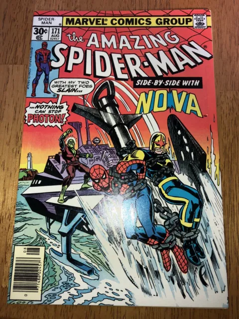 Amazing Spider-Man 171 High Grade Nova, Photon                              A887