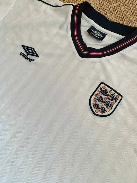 Maillot De Football Angleterre Umbro 1986 Réplique - Coupe Du Monde Mexique - Taille M