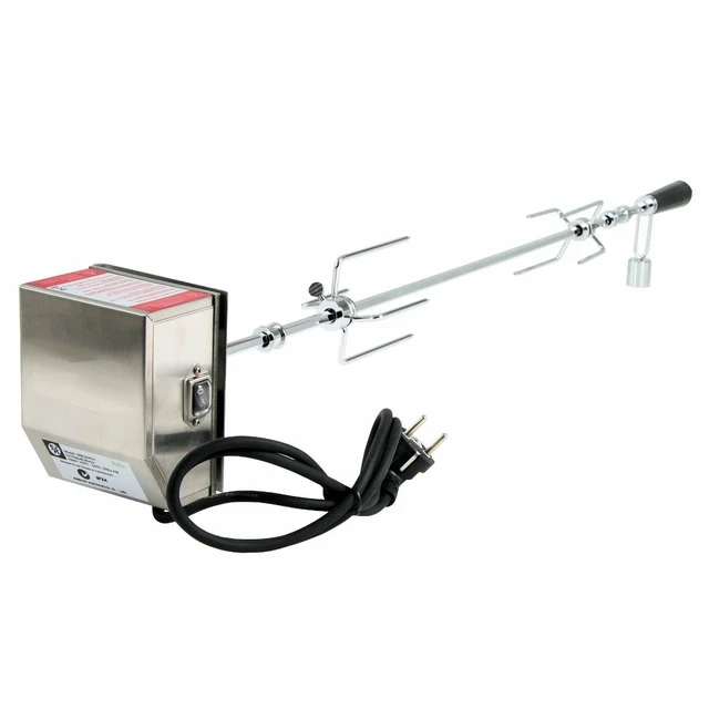 Rotisserie Grillspieß mit Motor Drehspieß 117cm Drehspiess Grill Gasgrill BBQ CE