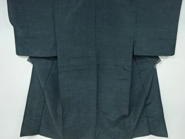 6506703: Japanese Kimono / Antique Hitoe Mens Kimono / Tsumugi
