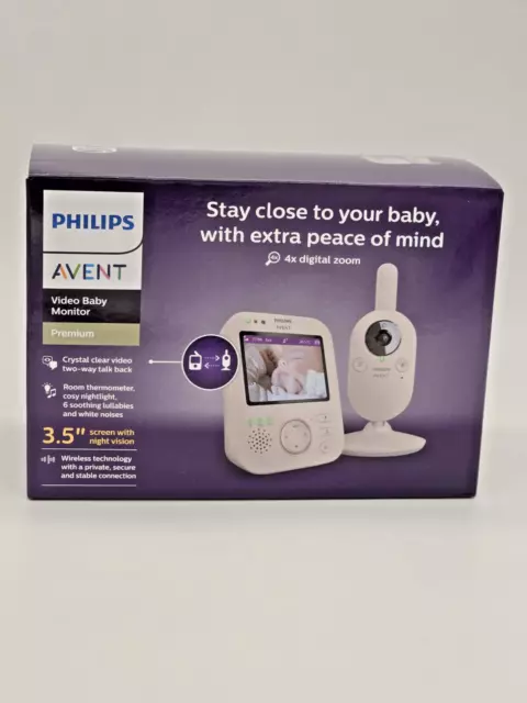 Philips AVENT Video-Babyphone Premium mit Kamera und Audio (SCD891/26) Neu&OVP