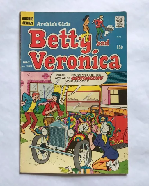 BETTY AND VERONICA #185 - Vintage Bronze Age "Archie" Comic - FINE
