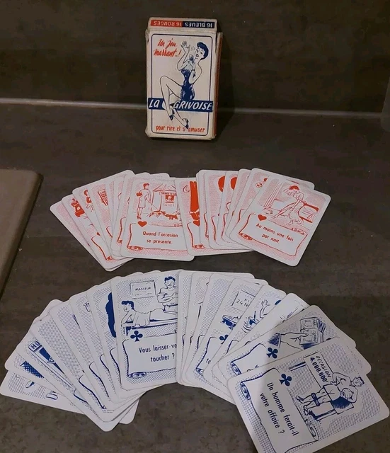 Jeu De Cartes érotique Vintage La Grivoise - Questions Réponses - Complet