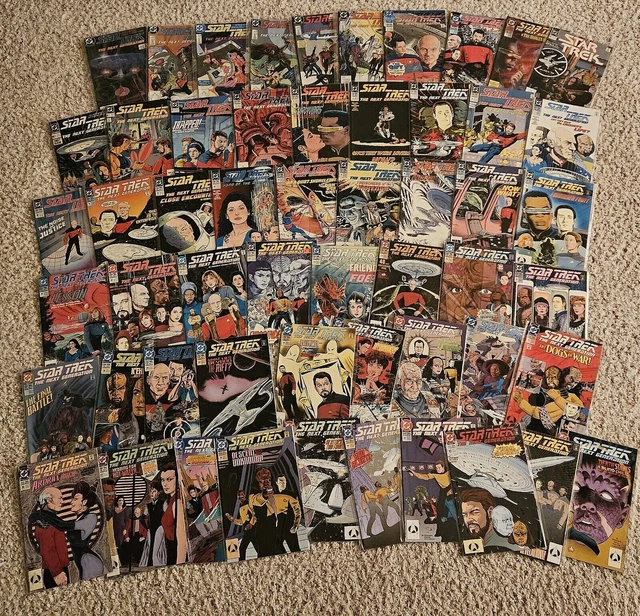 Star Trek The Next Generation comics lot #1-#45, +6 issue mini series +3 annuals