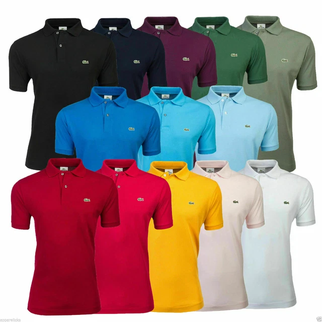 Polo Lacoste 1212 L1212 Manica Corta Classic Fit & Slim Fit   -30%   Super Promo