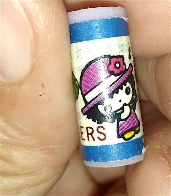 BIMBA 80s Taiwan micro tube eraser rubber gomma gommina kawaii lilac