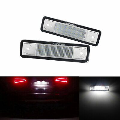 ANG RONG LED Blanc Feux Eclairage de Plaque Opel Astra F G Corsa Vectra B Zafira A Omega 