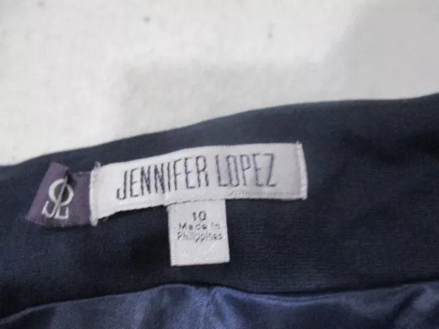Womens Jennifer Lopez blue dress sz 10 3