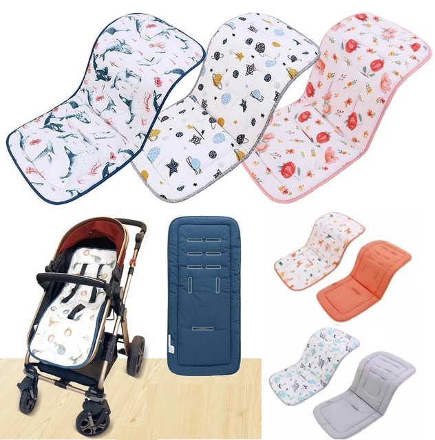 Stroller Mat BABY PRAM LINER Soft Double Sided Pushchair Stroller Pad Mat Cushion ...