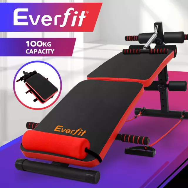 Everfit Weight Bench Sit Up Bench Incline Home Gym Equipment Fitness Bench