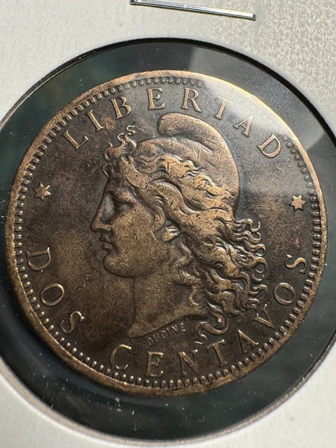 1885 2 Two Dos Centavos Argentina!