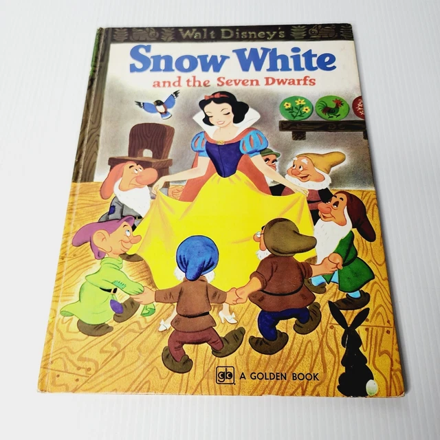 WALT DISNEY'S SNOW White and the Seven Dwarfs A Big Golden Book ...