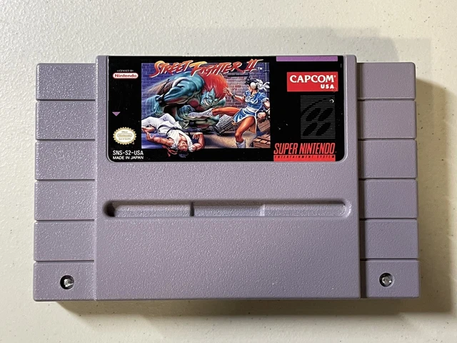 STREET FIGHTER II 2 - SUPER NINTENDO SNES Game Tested + Working ...