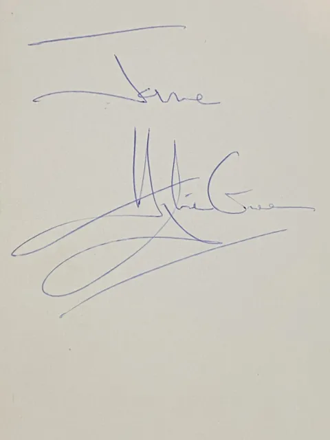 Hand Signed Uncertified Autograph from Hughie Green of Opportunity Knocks Fame