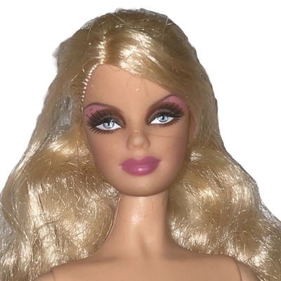 NUDE MATTEL MODEL Muse Barbie Signature Holiday Doll 2009 Blonde Pink