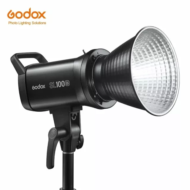 Godox 5600K SL100Bi Bi-Color LCD Panel LED Video Light Continuous Bowens Light 2