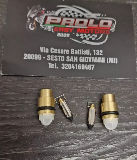 Coppia Spilli Galleggiante Carburatore Yamaha 500 Tmax T-Max 2001 2002 2003