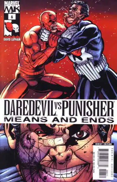 Daredevil vs. Punisher: Means and Ends #6 VF; Marvel | David Lapham - we combine