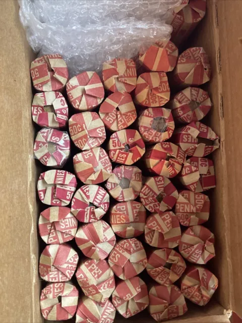 Wheat Penny Roll! Wheat Cent Lot 1909-1958 50 Vintage Coins P-D-S 2