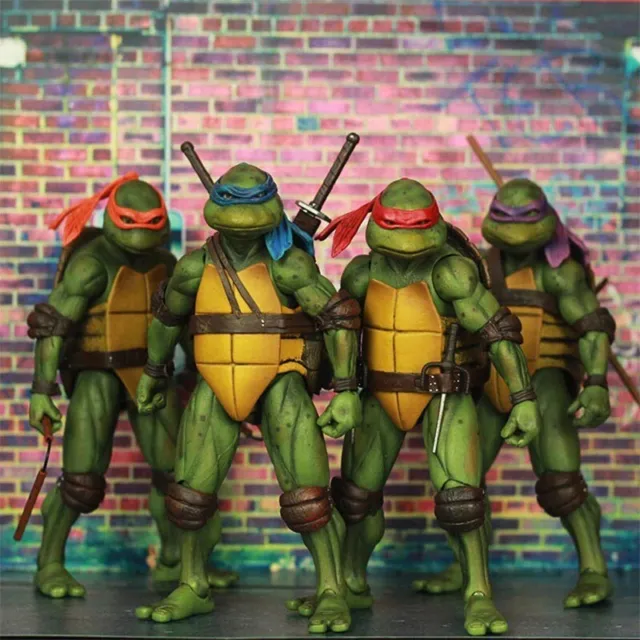 7'' Teenage Mutant Ninja Turtles Action Figure Statue Model Toy Gift Decor