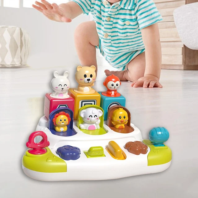 Cause and Effect Toy Interactive Pals Baby Toy Animals and Colors Sorting