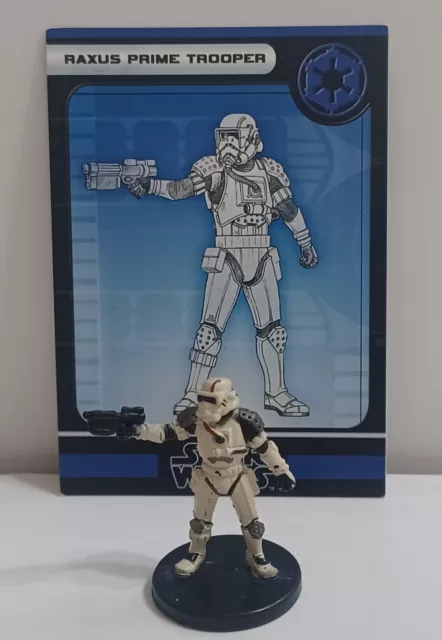 WOTC Star Wars Miniatures - Raxus Prime Trooper: TFU #38/60