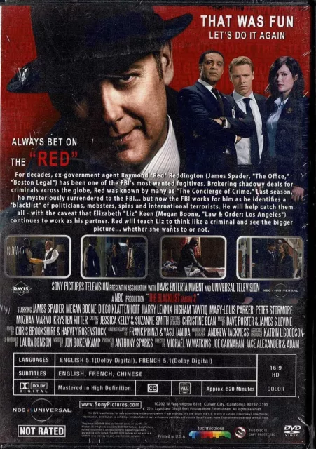 The Blacklist. Complete Seasons 1 to 6 in 36 DVD 3