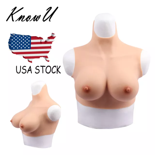 Silicone Breast  Forms Fake Boobs C D E cup Crossdress Artificial Enhancer TV CD