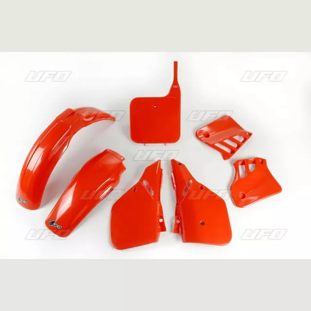 kit plastiche carene arancione Ufo Plast Honda Cr 125 1987 - 1988 HO KIT099 999