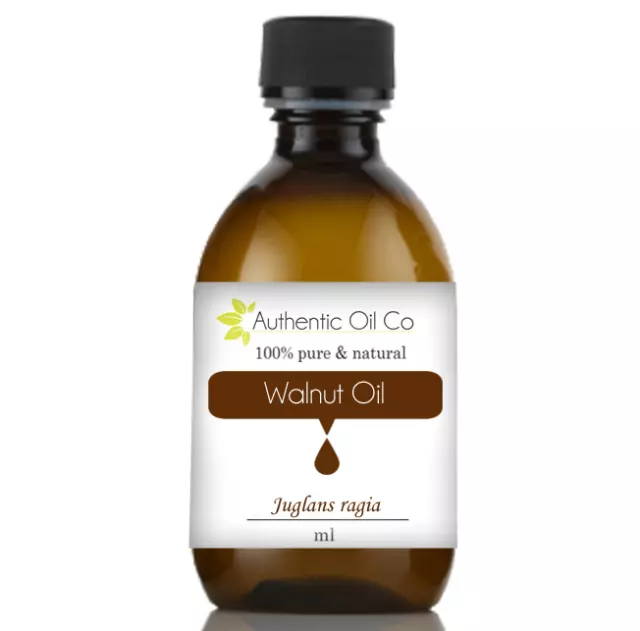 Walnut Carrier Oil Pure Base Skin Care Cold Pressed For Massage Aromatherapy UK