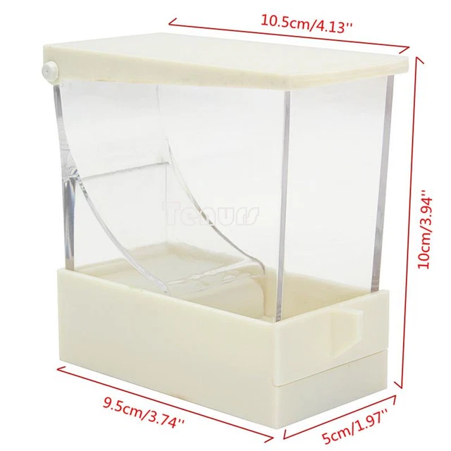 1pc Dental Dentist Cotton Roll Dispenser Holder Press Type white Color