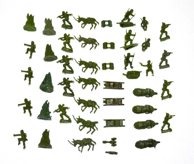 Atlantic Ref 111 Occasion Figurines Atlantic 1/72 Chasseurs Alpins WWII – Alpini & Gebirgsjäger – Ref. 111 Peinture Alpes