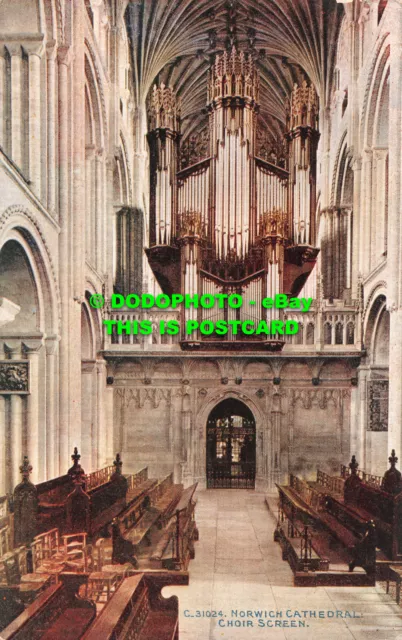 R516994 Norwich Kathedrale. Chorschirm. Das Photochrom. Celesque Serie