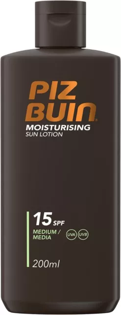 Piz Buin Moisturising Sun Lotion SPF 15, 200ml