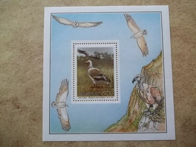 Vögel Birds Adler Eagle Block Sheet Postfrisch** Transkei Südafrika South Africa