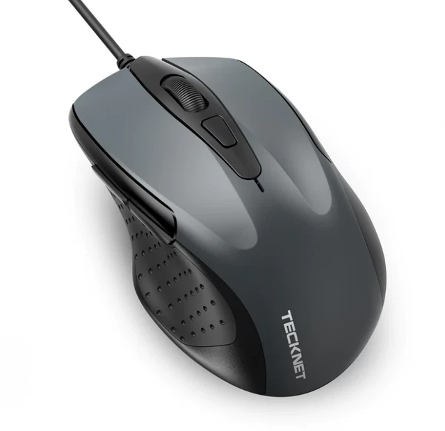 TECKNET Pro S2 2000dpi Wired Mouse 6 Buttons