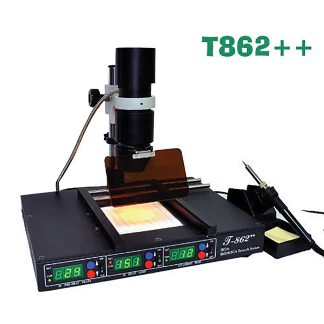 T862++ IR BGA Infrared Rework Station Soldering SMD IRDA Welder Schweißgeräte