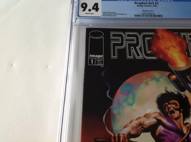 Prophet V2 1 Cgc 9.4 White Pages Variant Cover Boris Vallejo Image Comics 3