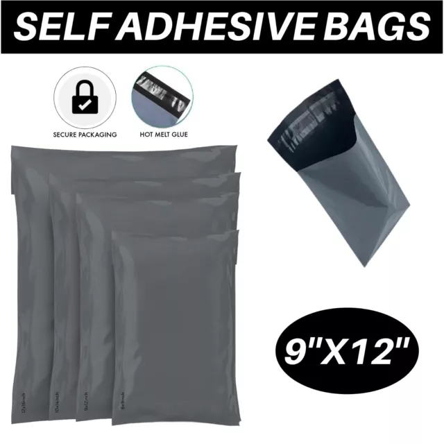 Envelope Bags & Poly Mailers Security Mailing Bags GREY Postal Post Packaging UK