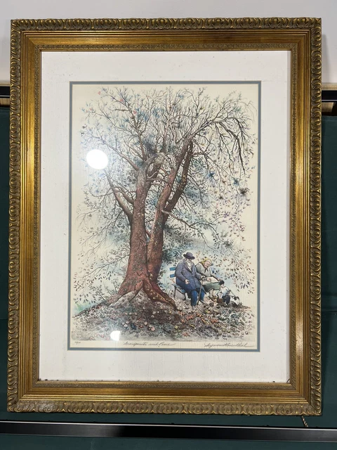 Seymour Rosenthal "Grandparents Wish Peace" Signed Numbered Lithograph 102/250 Seymour Rosenthal "Grandparents Wish Peace" Signed Numbered Lithograph 102/250