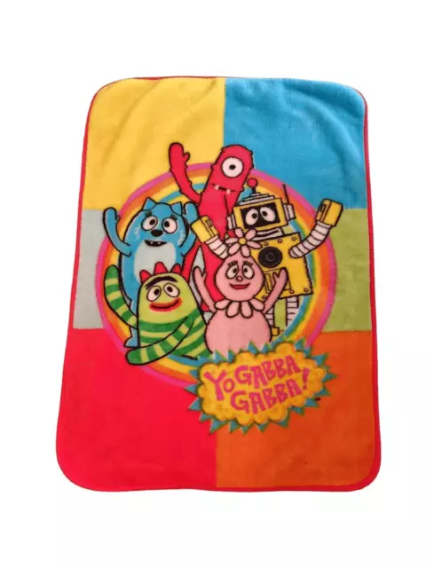 Nickelodeon 2011 Yo Gabba Gabba! plush blanket