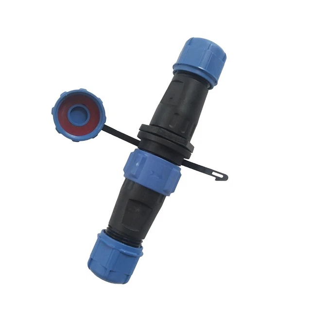 Socket Threaded Locking BULKHEAD CONNECTOR PLUG Socket Threaded Locking Stable Cable Connection ...