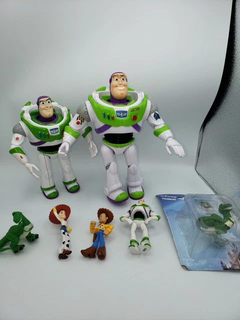 Disney Toy Story Lot Buzz Lightyear Woody Jessie Dinosaur Cake Toppers Figures
