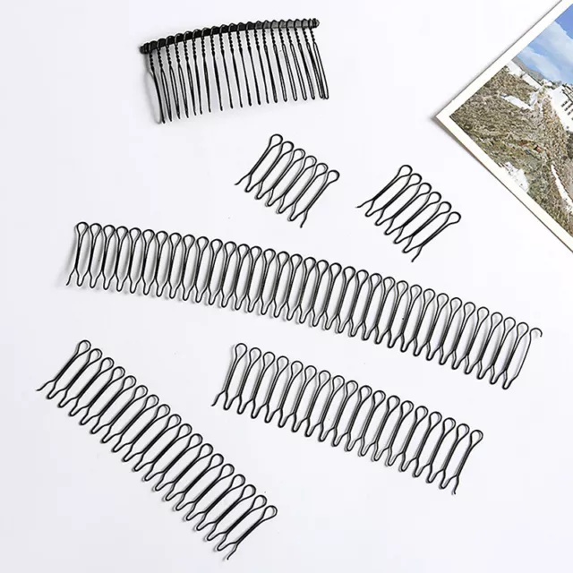 Hair Styling Tool Roll Curve Clip Pin Invisible Bang Fringe Black Hair Comb ClYB