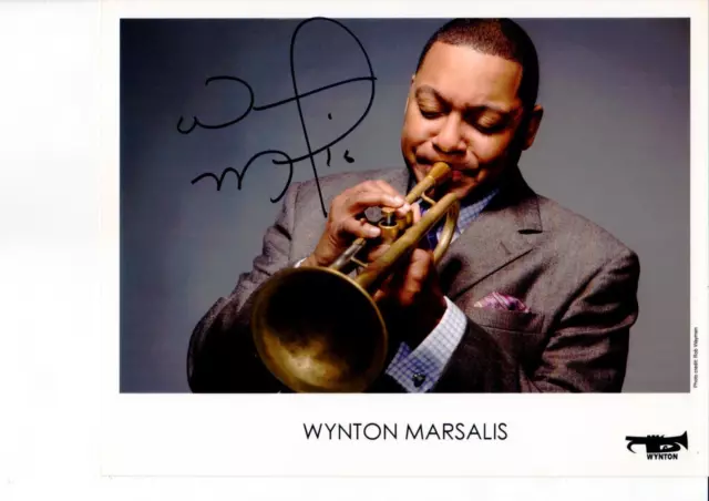 Wynton Marsalis Signed 10x8 Autographed Photograph Trumpeter Composer Music #04