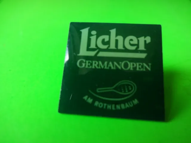 Metall - Pin - Tennis / German Open am Roten Baum / Licher Aufschrift