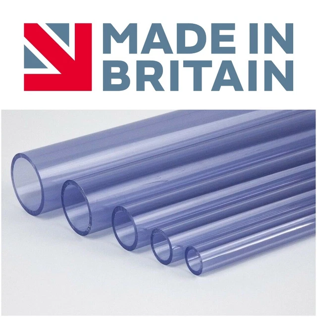 PVC CLEAR PLASTIC Tube Pipe 6mm 7mm 8mm 9mm 10mm 12mm 13mm+more £2.30